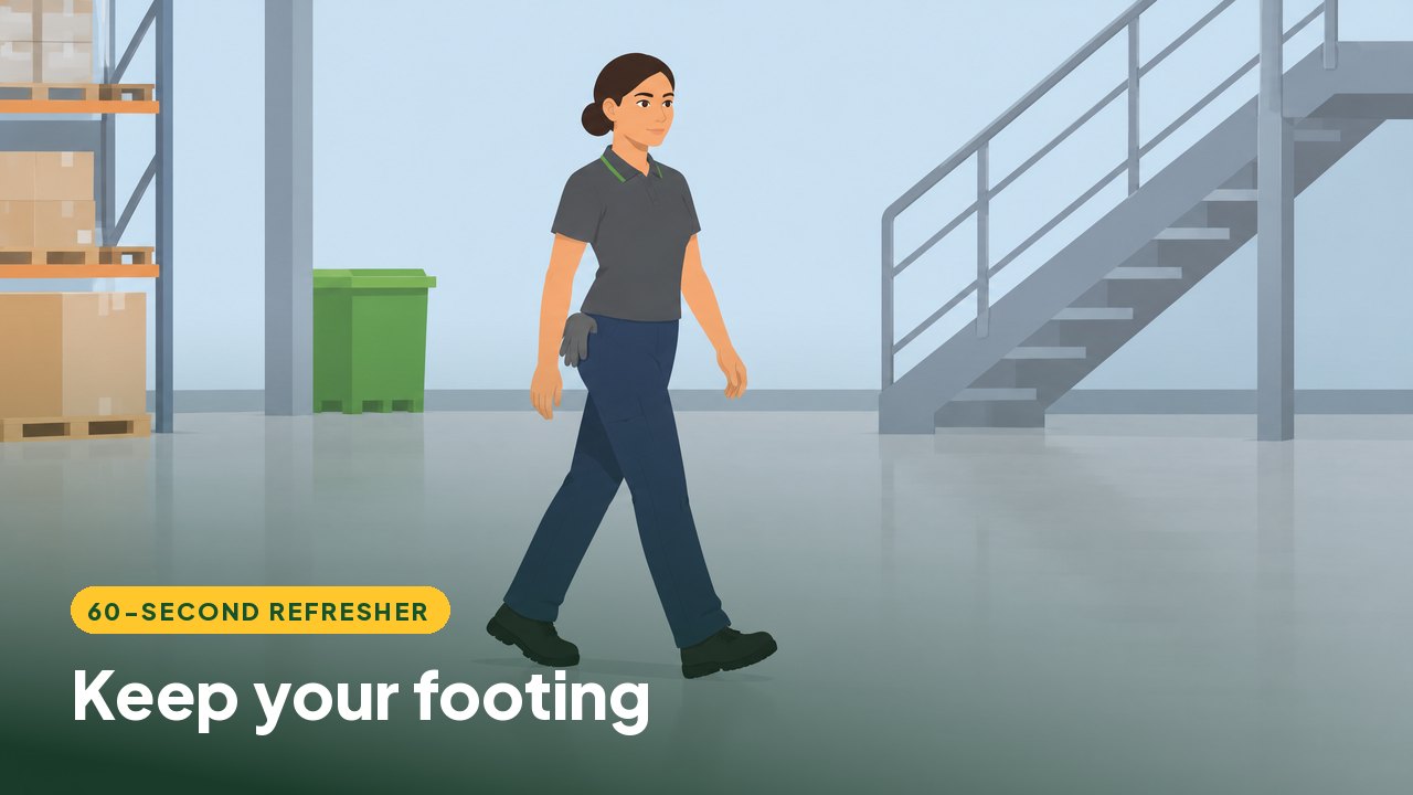 Slips, trips and falls training video